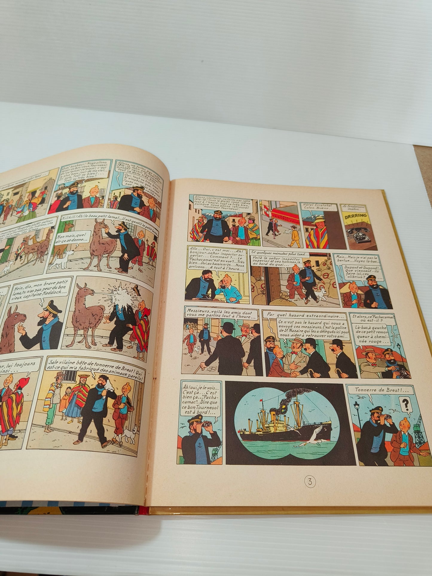 Fumetto Tintin Le Temple Du Soleil, 1966 LEGGI