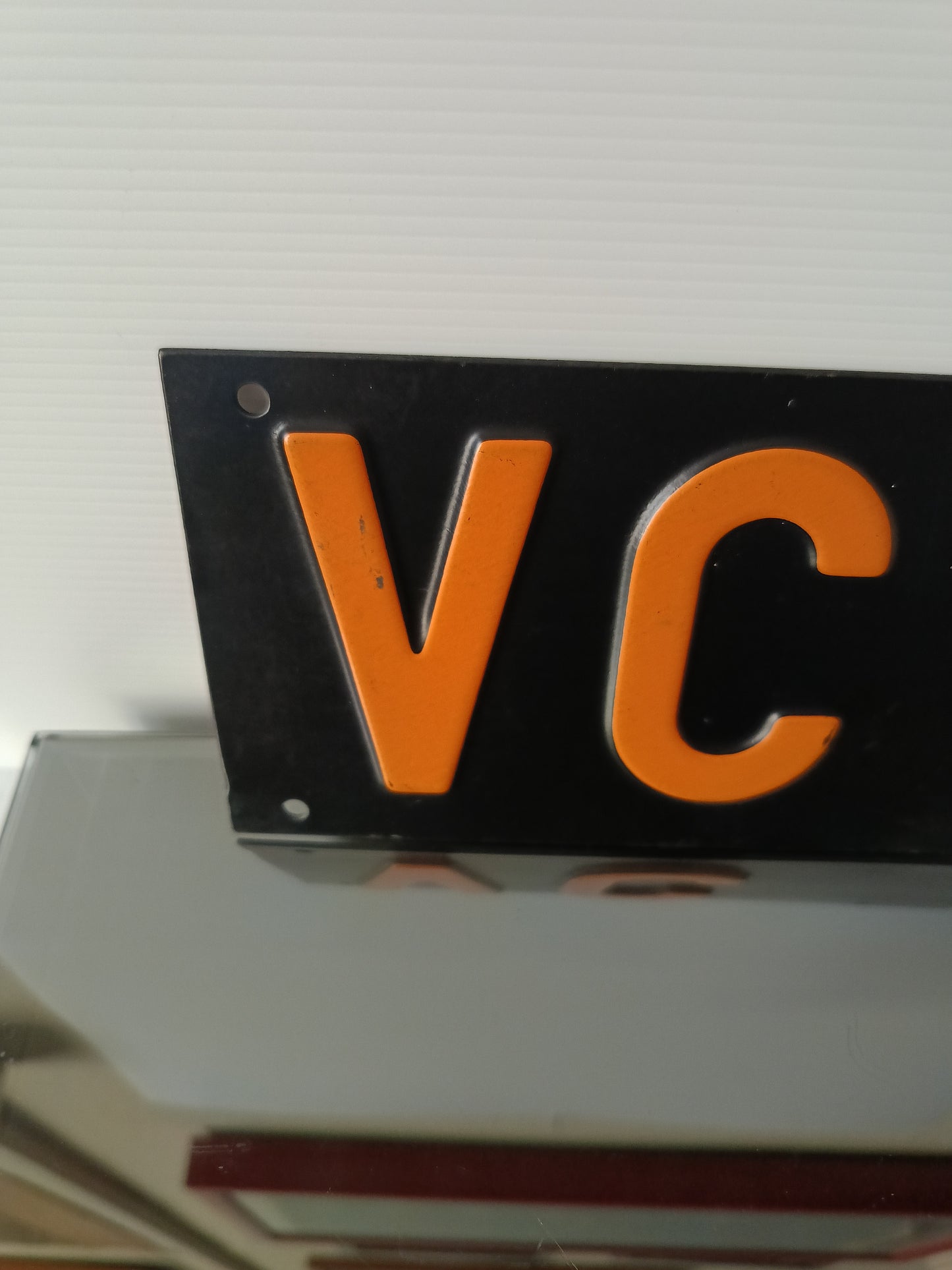 Targa VC (Vercelli) Sigla Provincia Originale In plastica