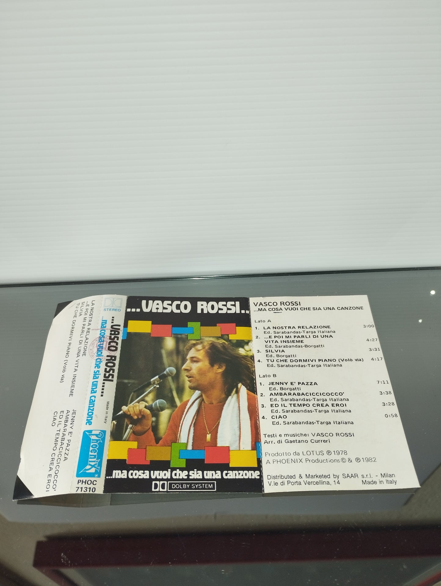 Ma Cosa Vuoi Che Sia Una Canzone Vasco Rossi Musicassetta