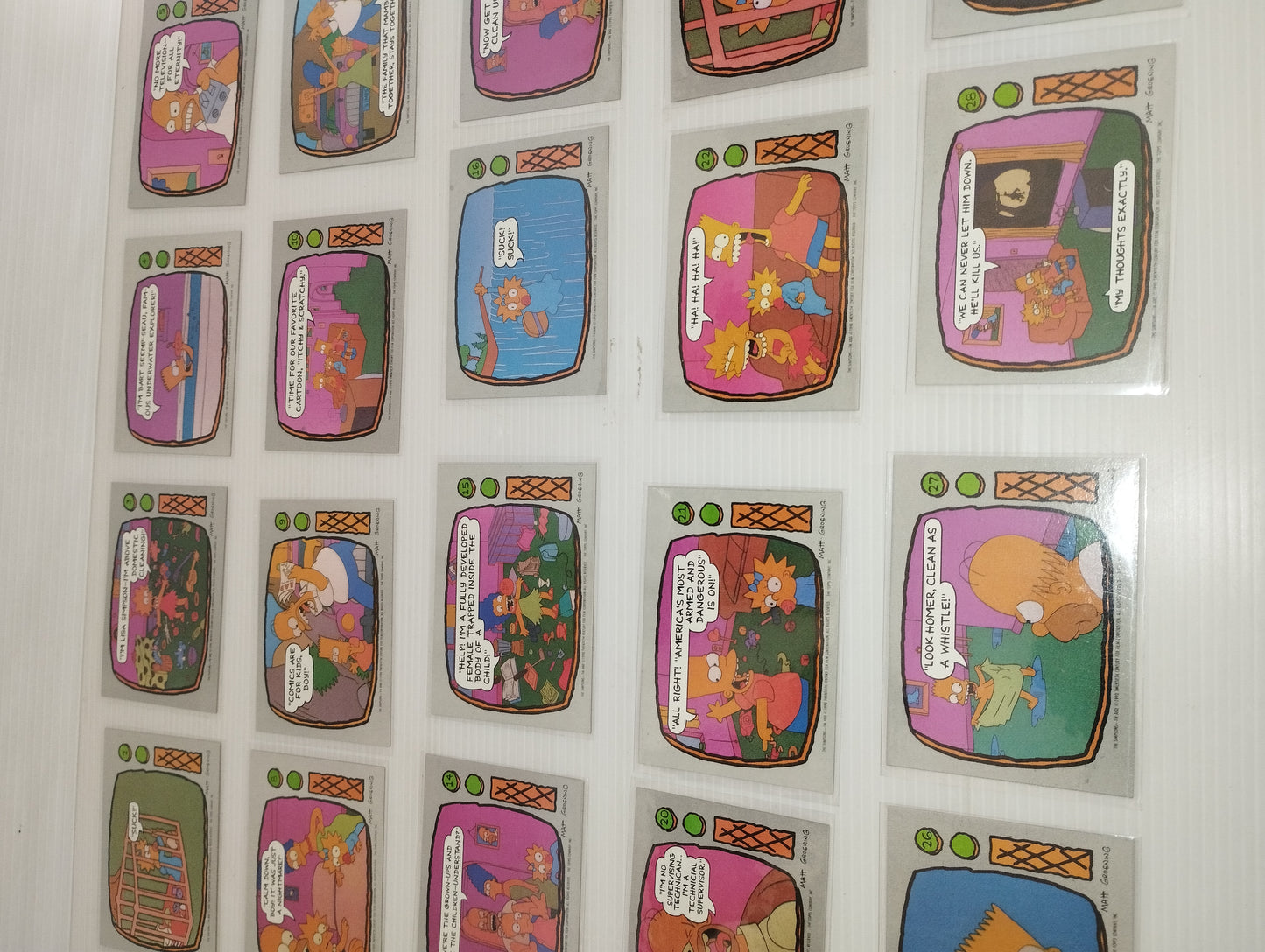 The Simpson Collezione Card Toops
Set 88 + 22 Cards
Anno 1990