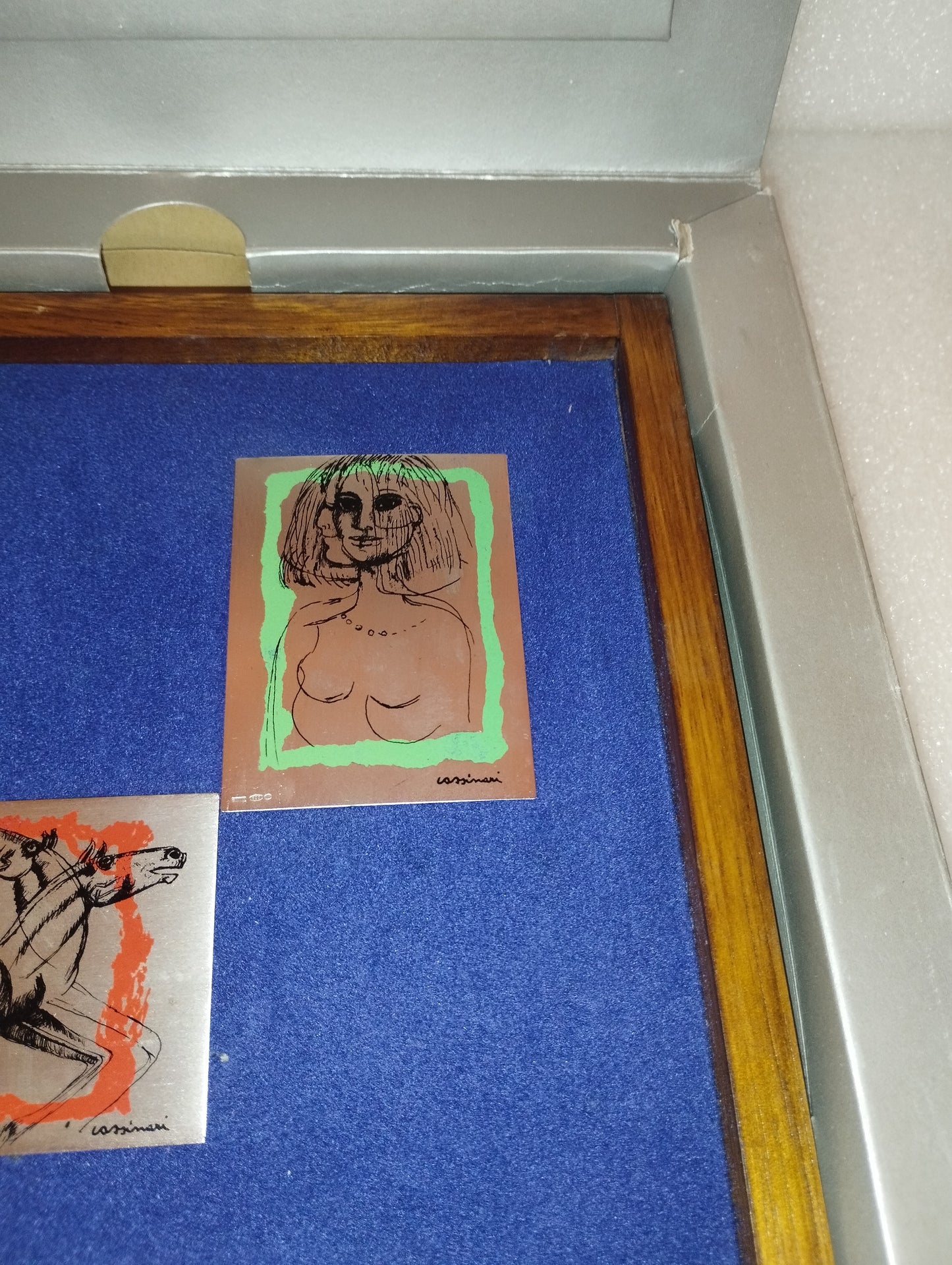 Opere D'arte Bruno Cassinari Serigrafate In Argento 800