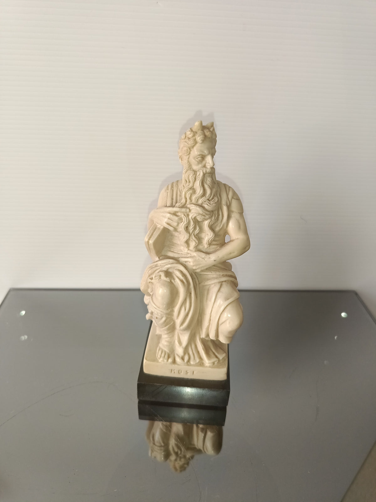 Statuetta Mosè Di Michelangelo Vintage