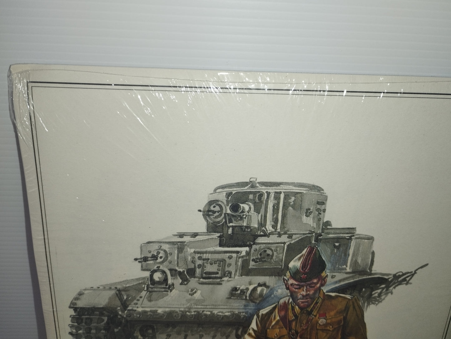 Ufficiale Carrista URSS Stampa Originale Fine Anni 70