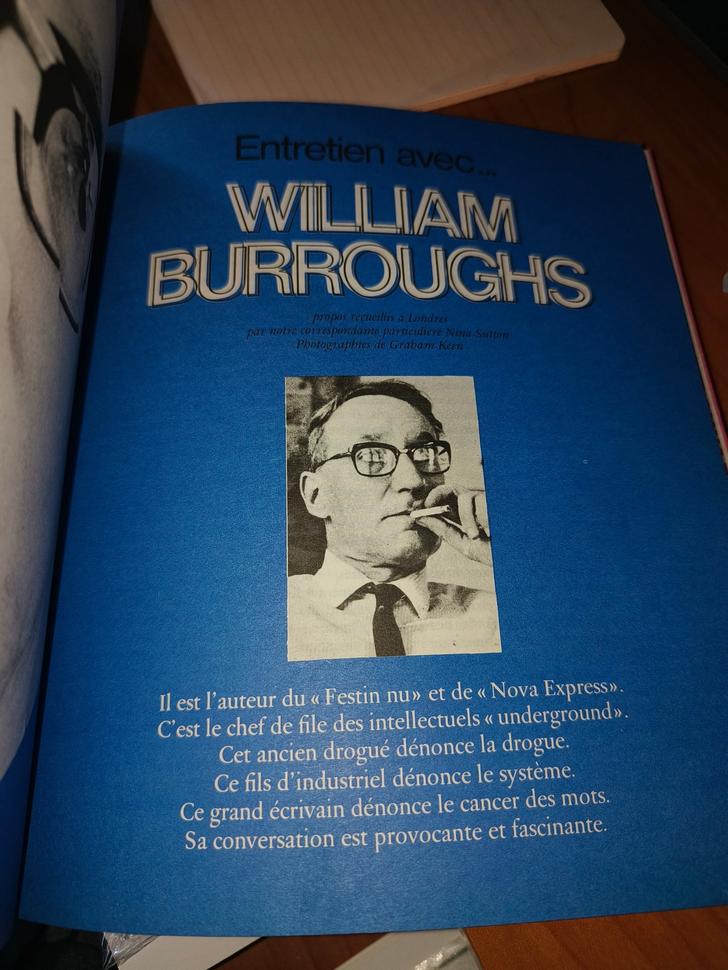 Rivista Plexus N. 28 Ottobre 1969.
In francese.