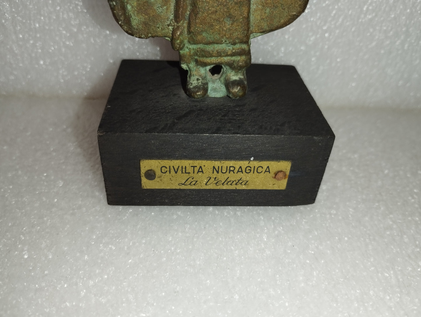 Statua La Velata Civiltà Nuragica Sardegna In Bronzo