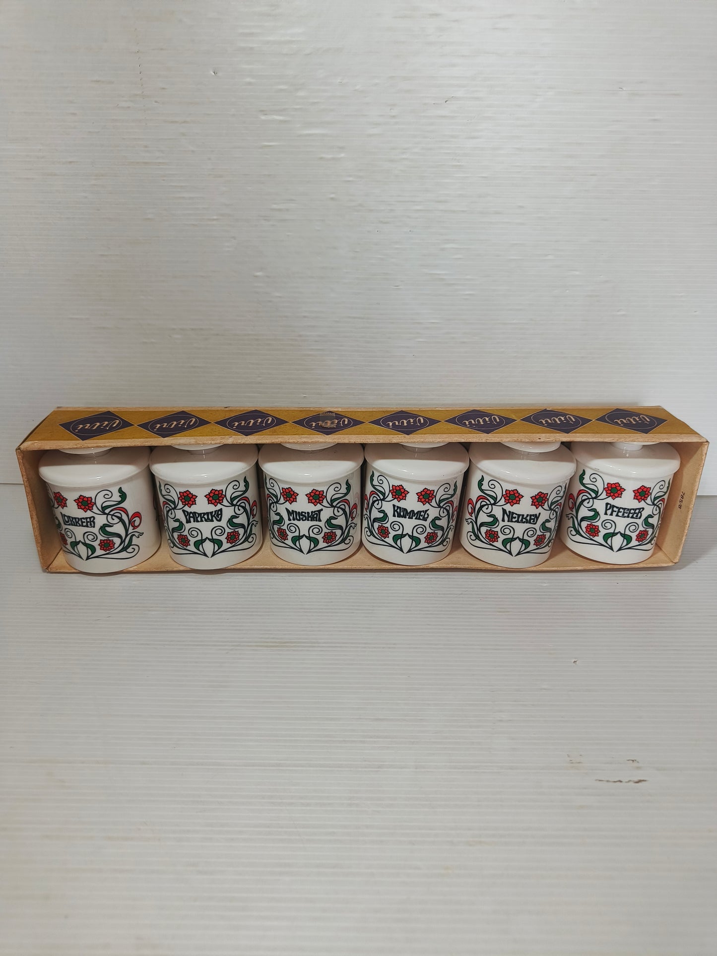 Barattoli porta spezie in Plastica anni 70