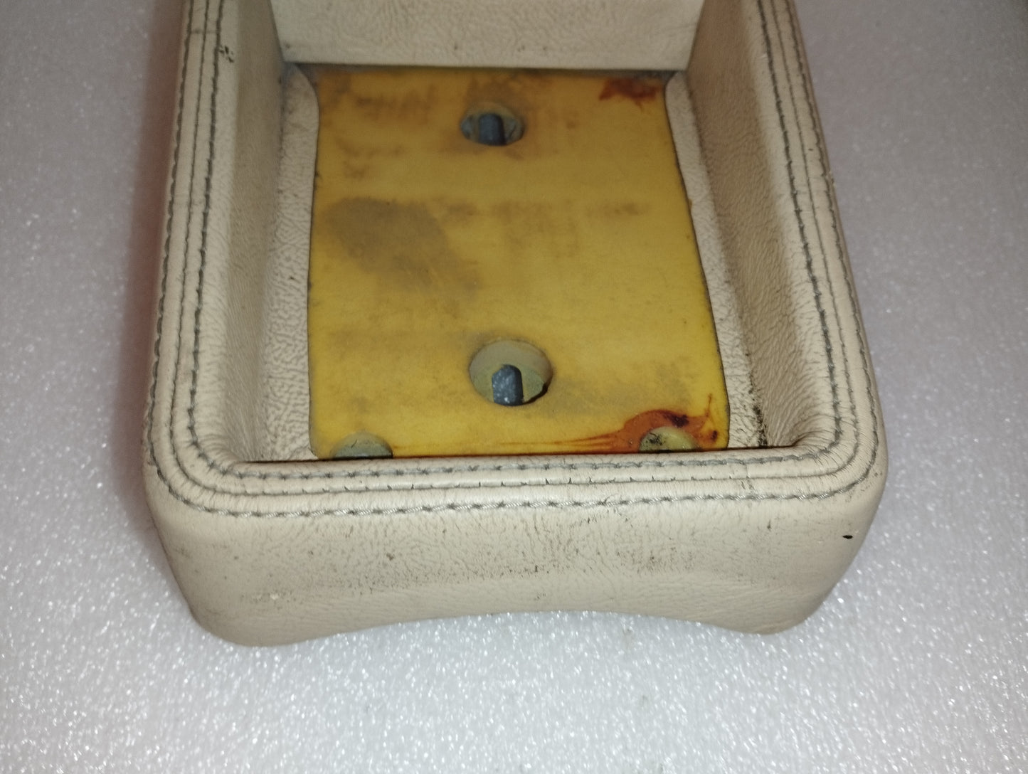 Daimler Vassoio/Interni Autovettura Rivestito In Pelle Vintage