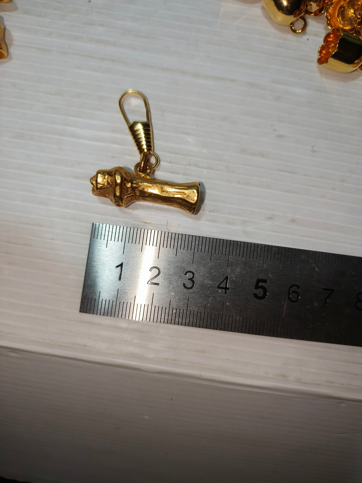 Lotto articoli merceria vintage in metallo, LEGGI