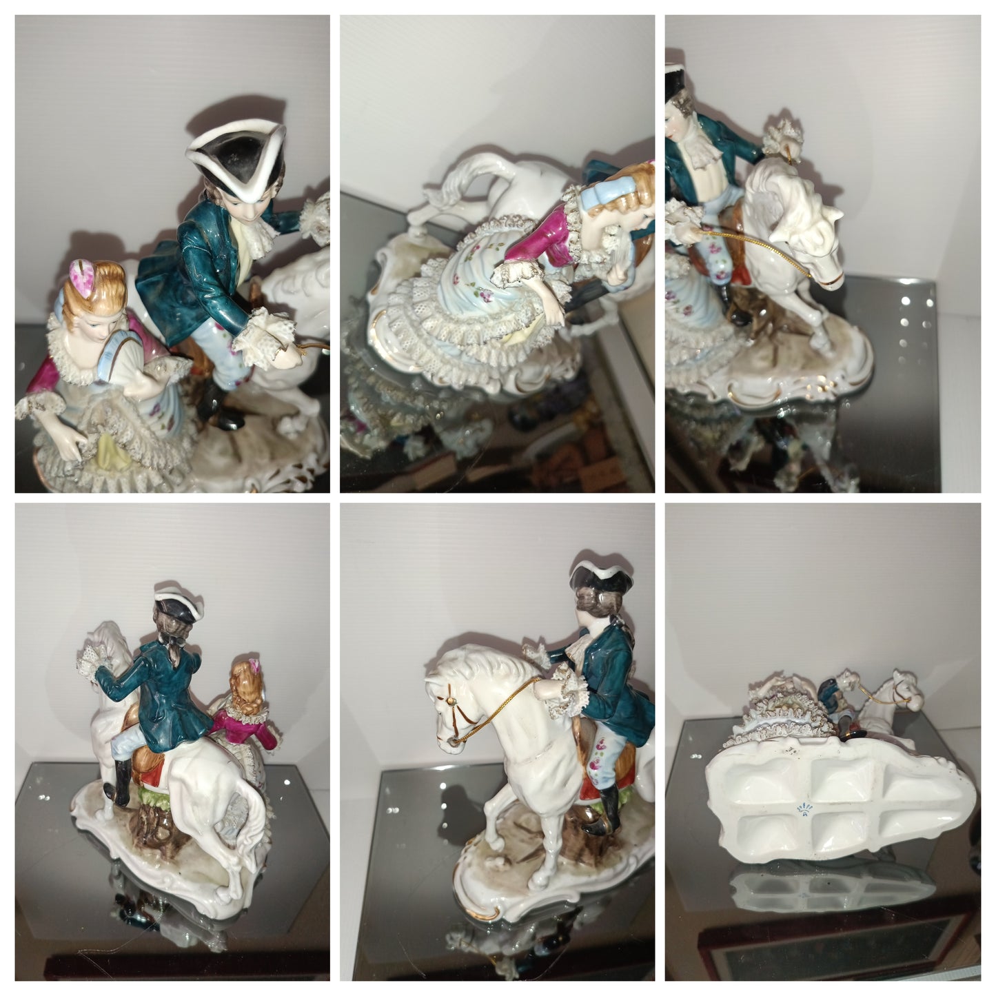 Statua In Porcellana Vintage