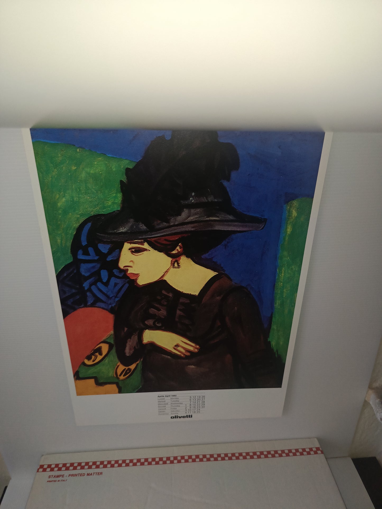 Olivetti Calendario 1982 Ernst Ludwig Kirchner
