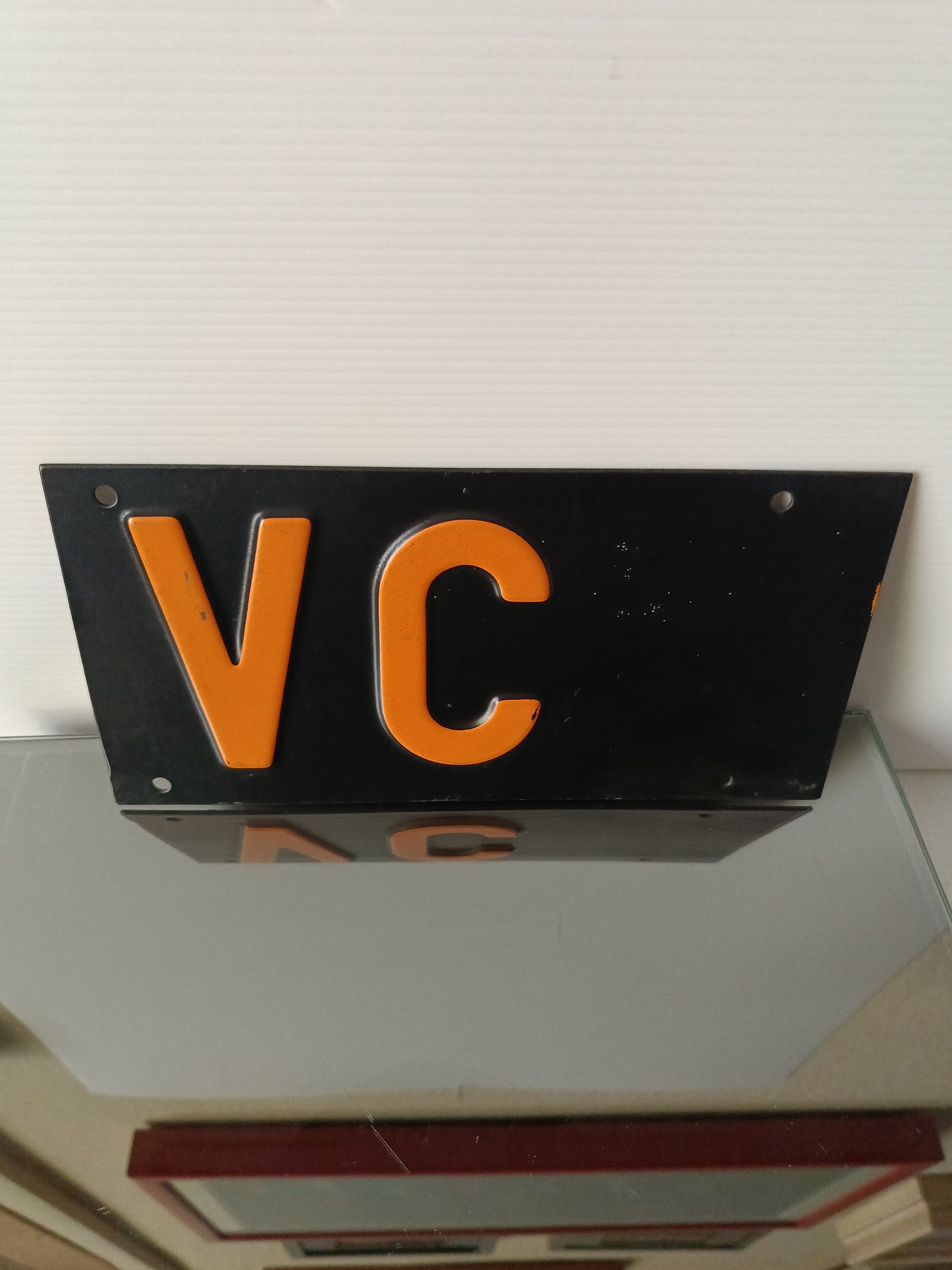 Targa VC (Vercelli) Sigla Provincia Originale In plastica