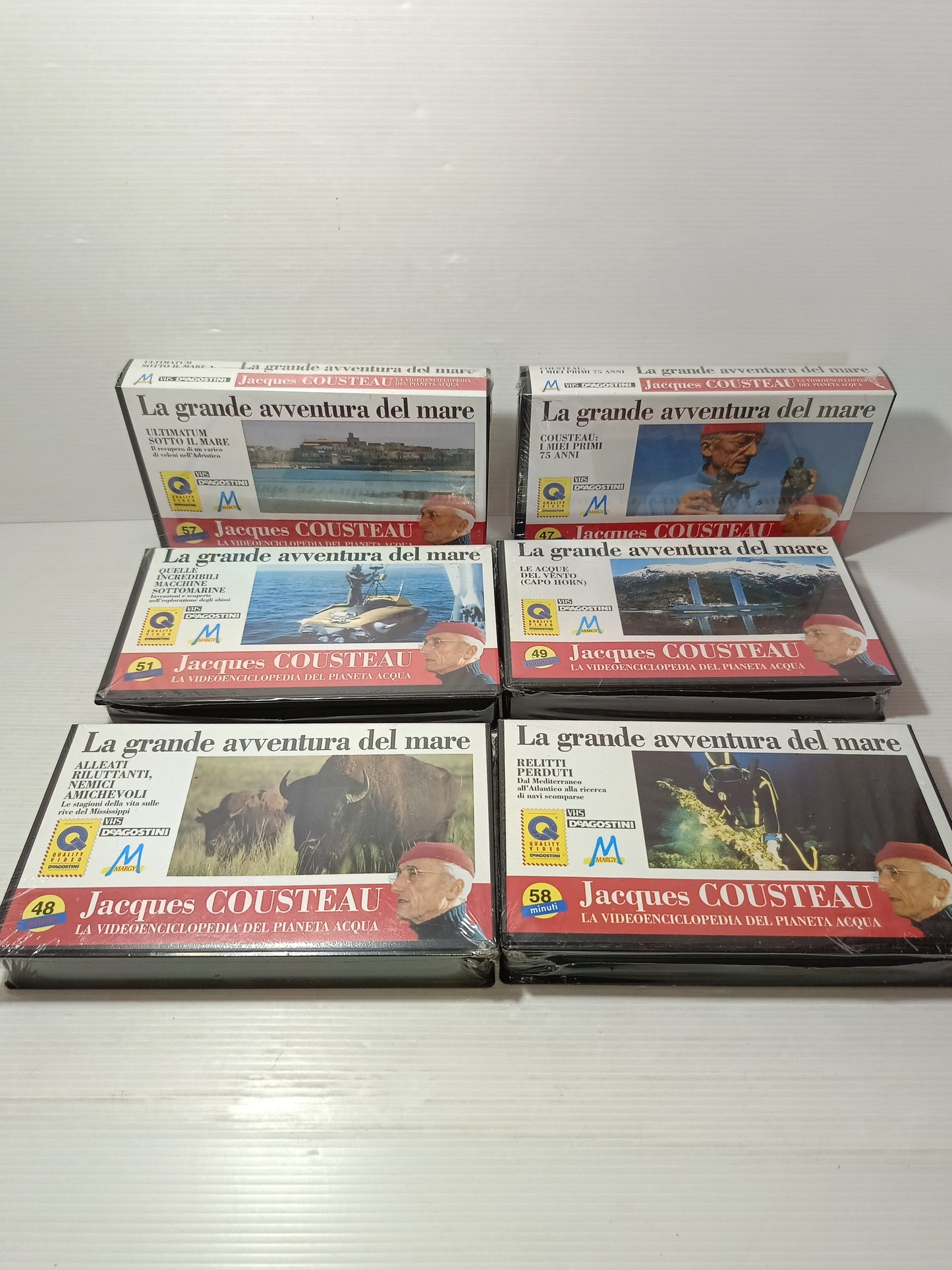 Jacques Cousteau La Grande Avventura Del Mare 6 Vhs
Edite nel 1993/94 da De Agostini
