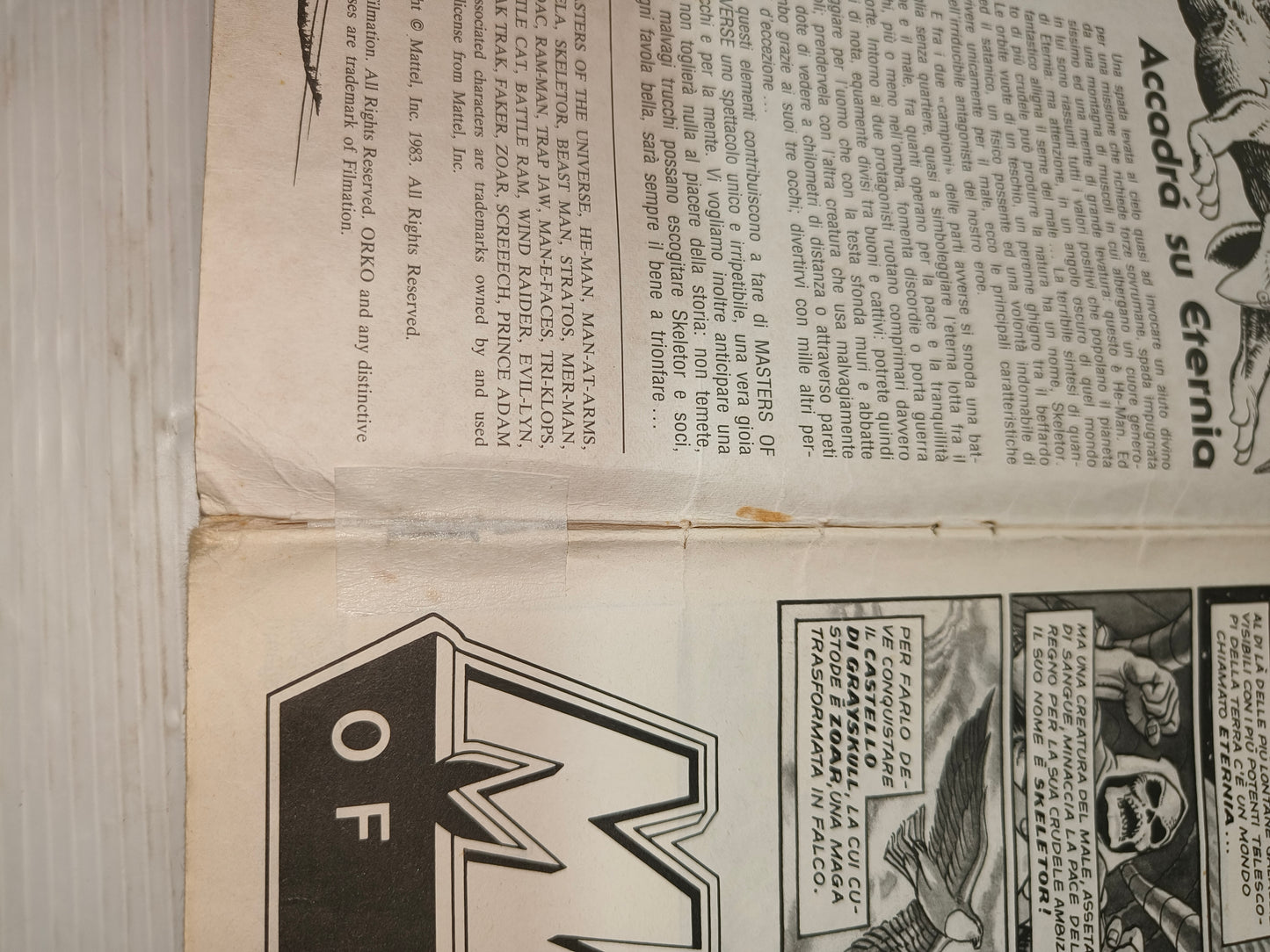 Album Figurine Master Of The Universe, 1983 LEGGI