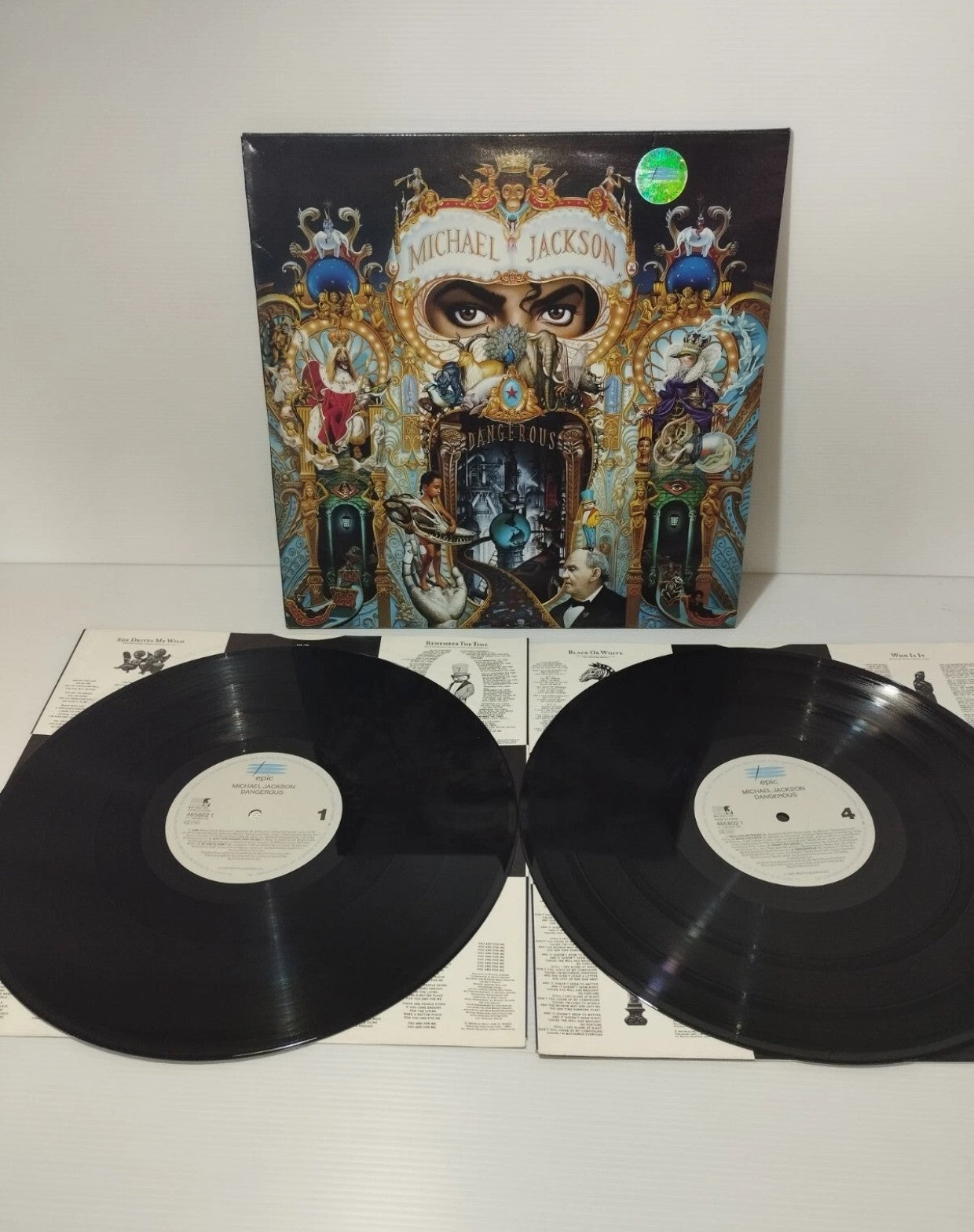 Dangerous Michael Jackson 2 LP 33 Giri Sony