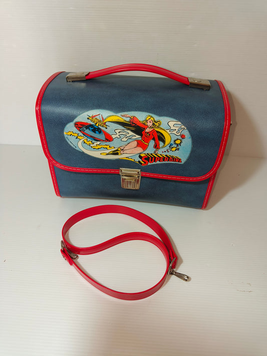 Panierino cestino d'epoca Supergirl, Dc Comics