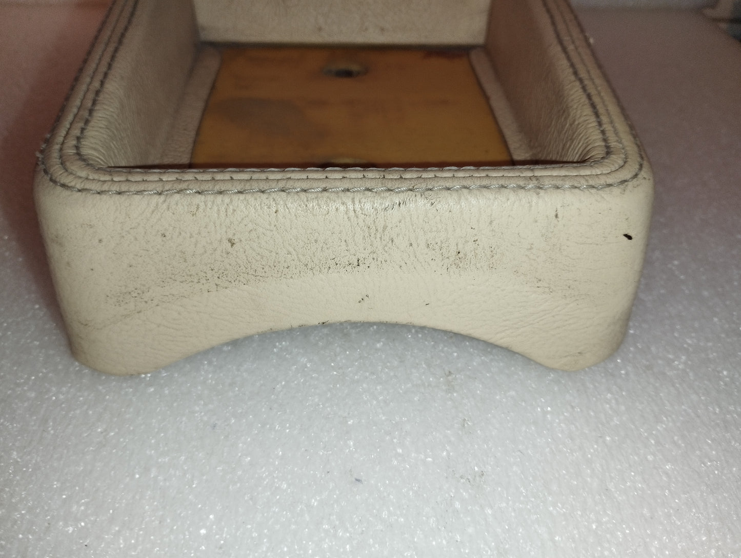 Daimler Vassoio/Interni Autovettura Rivestito In Pelle Vintage