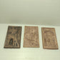3 Bassorilievi In Terracotta Vintage