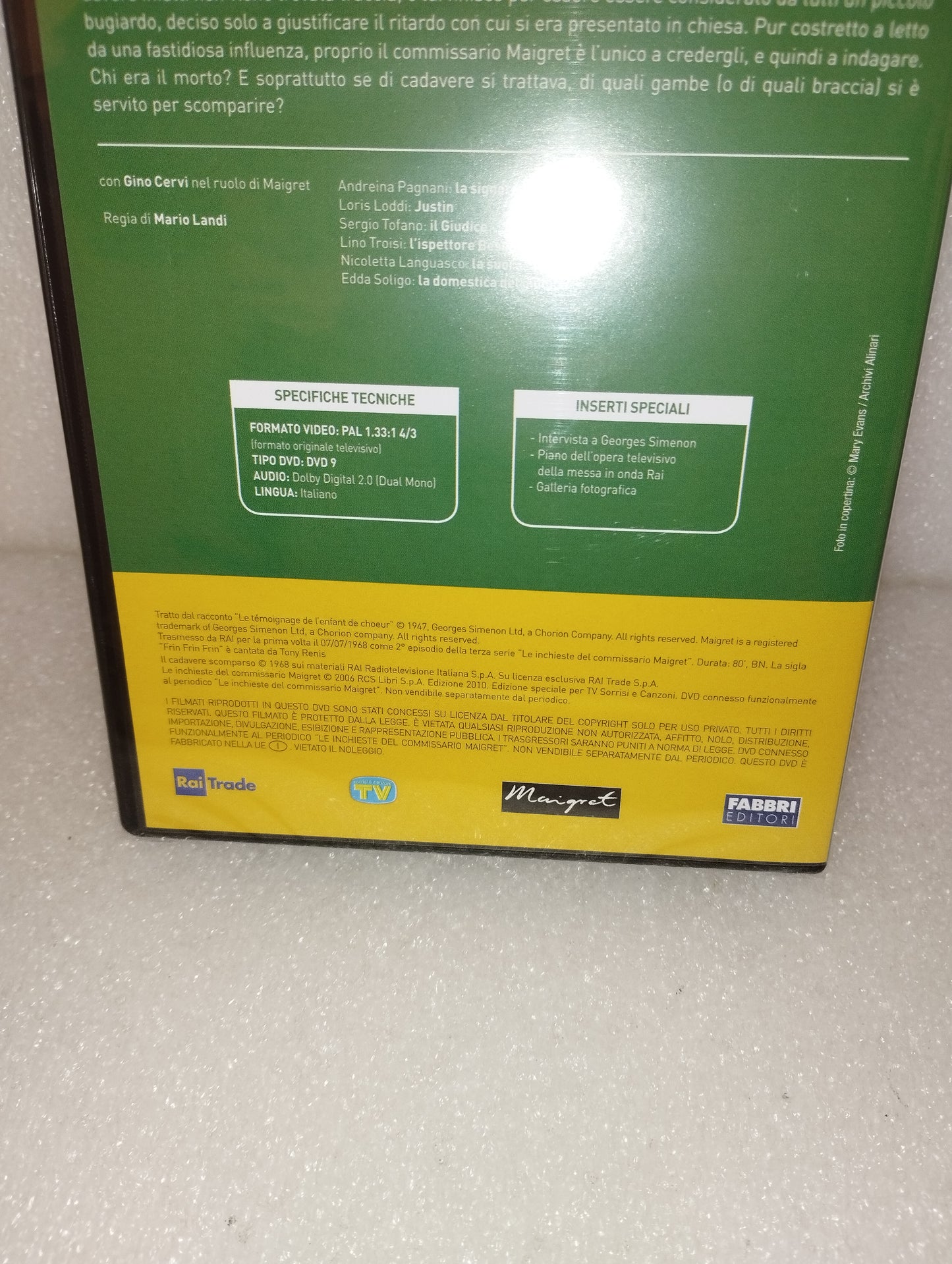 Il Cadavere Scomparso
Le inchieste del Commissario Maigret Maigret DVD