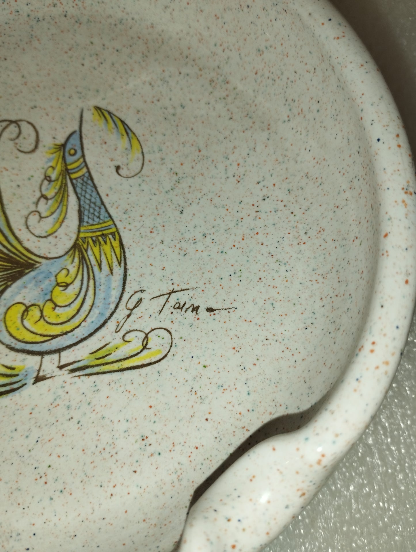 Posacenere In Ceramica Smaltata Sardegna