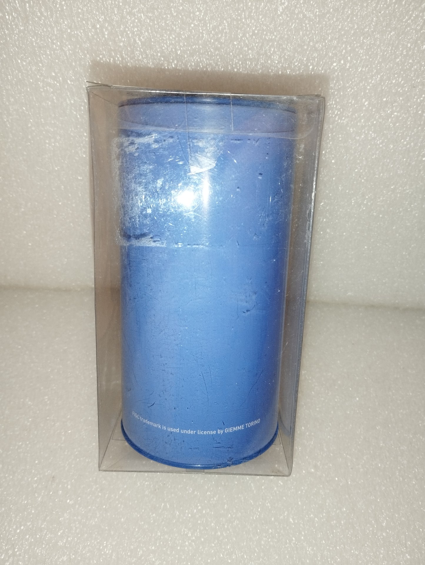 Salvadanaio FICG Forza Azzurri In Latta
Prodotto da Giemme Torino
Su licenza FICG