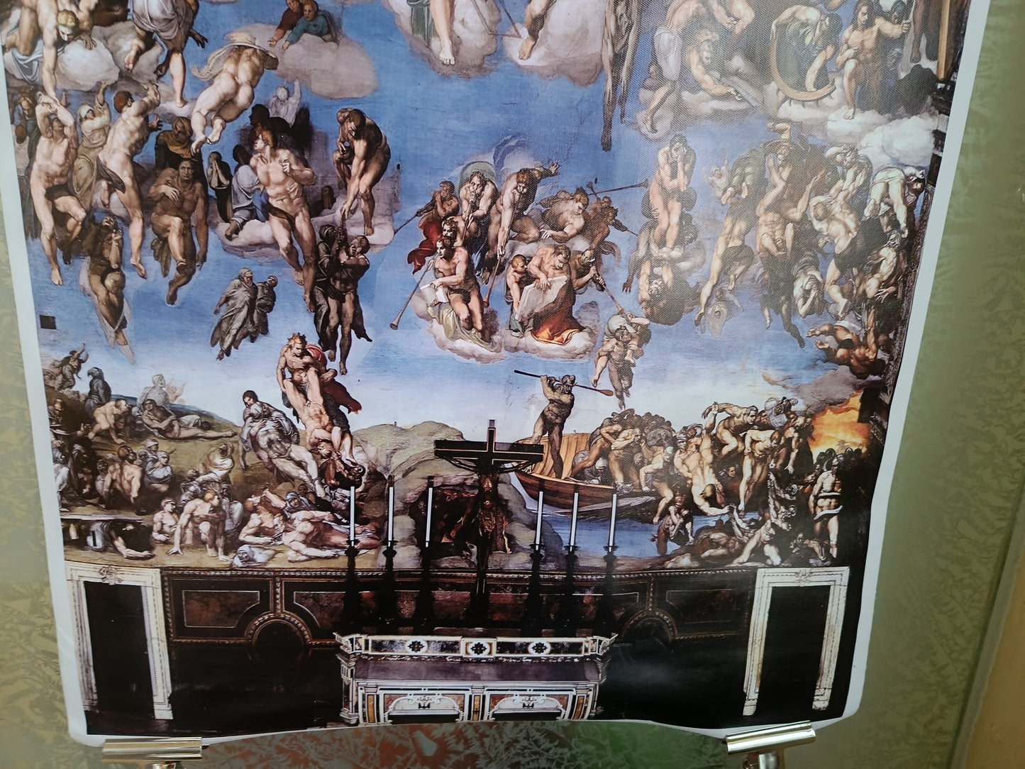 Giudizio Universale Michelangelo Stampa Su Tela
Misure 92 x 62 Cm