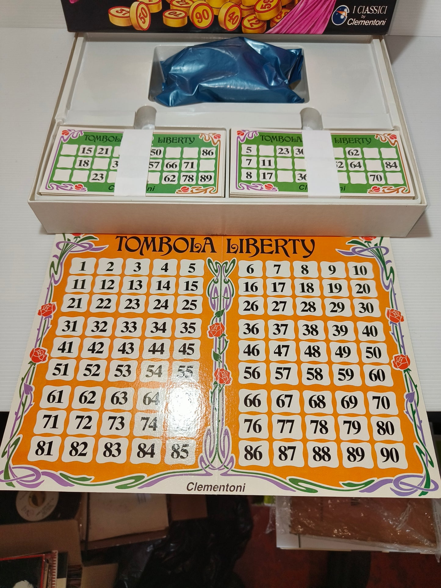 Tombola Liberty Clementoni anni 90, LEGGI