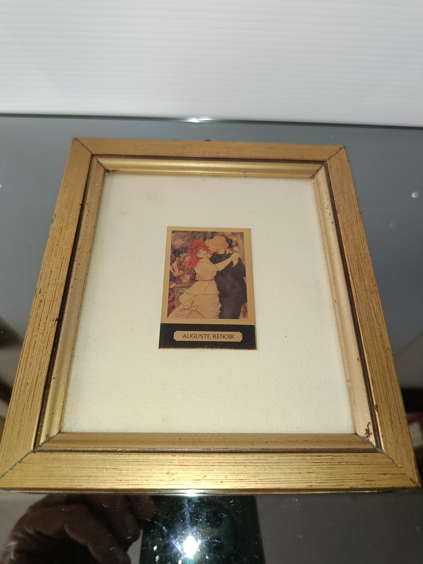 Auguste Renoir Riproduzione Su Foglia Oro 23 Kt