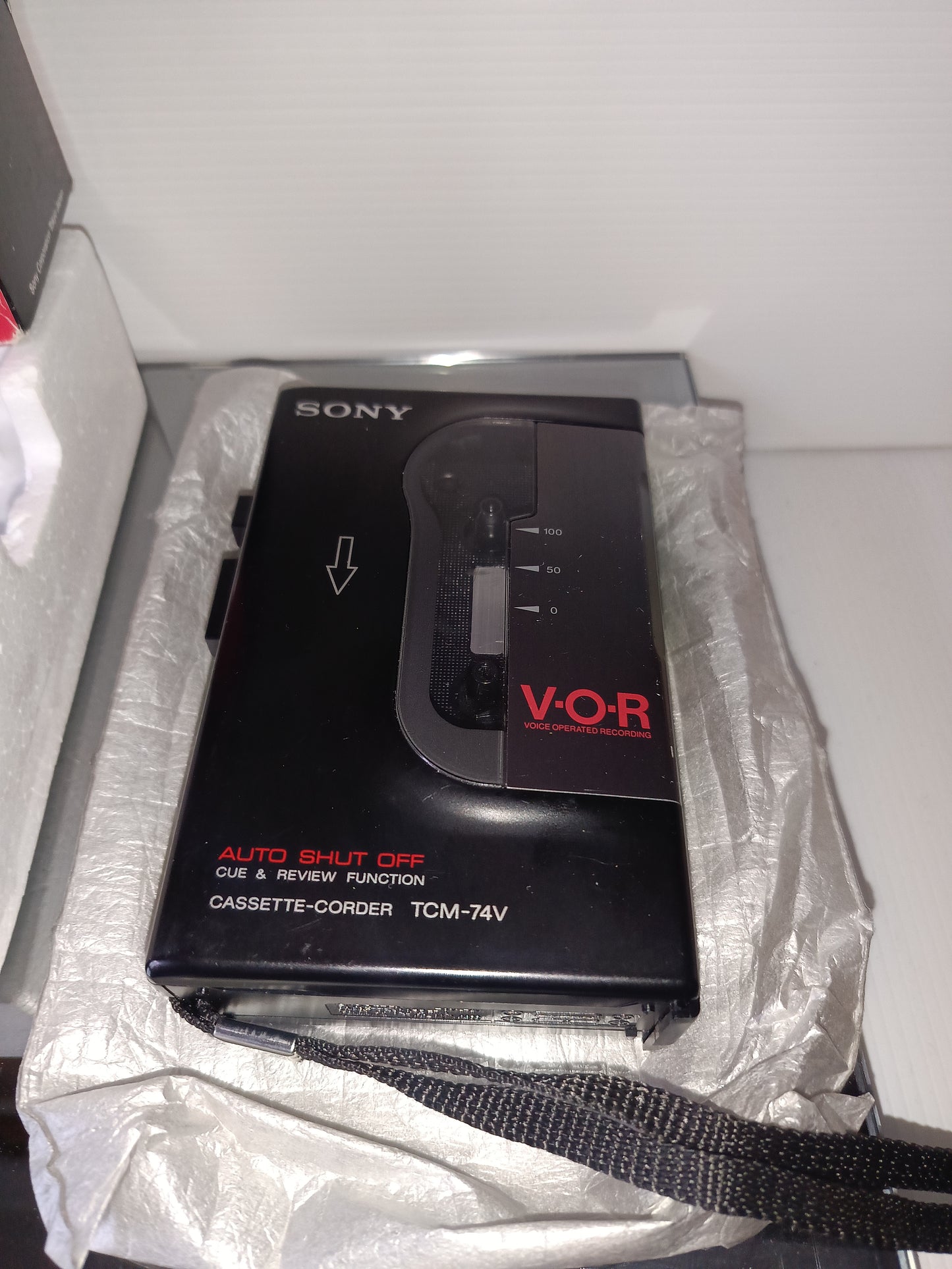Sony TCM-74V Cassette Recorder Made in Japan Non funzionante