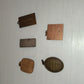 5 Medaglie Calcio in metallo