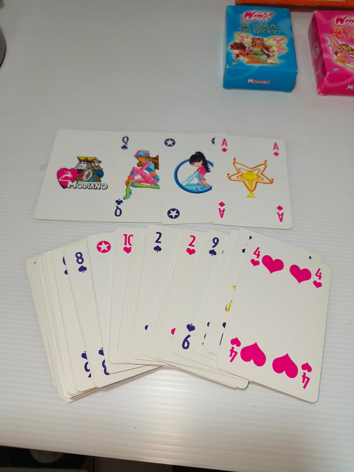 Carte da gioco Winx Modiano vintage, LEGGI