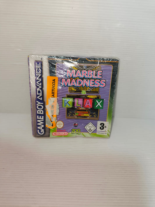 Marble Madness game, Klax - Game Boy Advance, sealed
