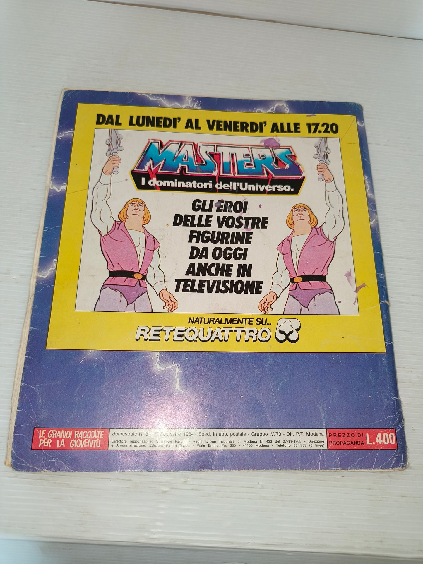 Album Figurine Master Of The Universe, 1983 LEGGI