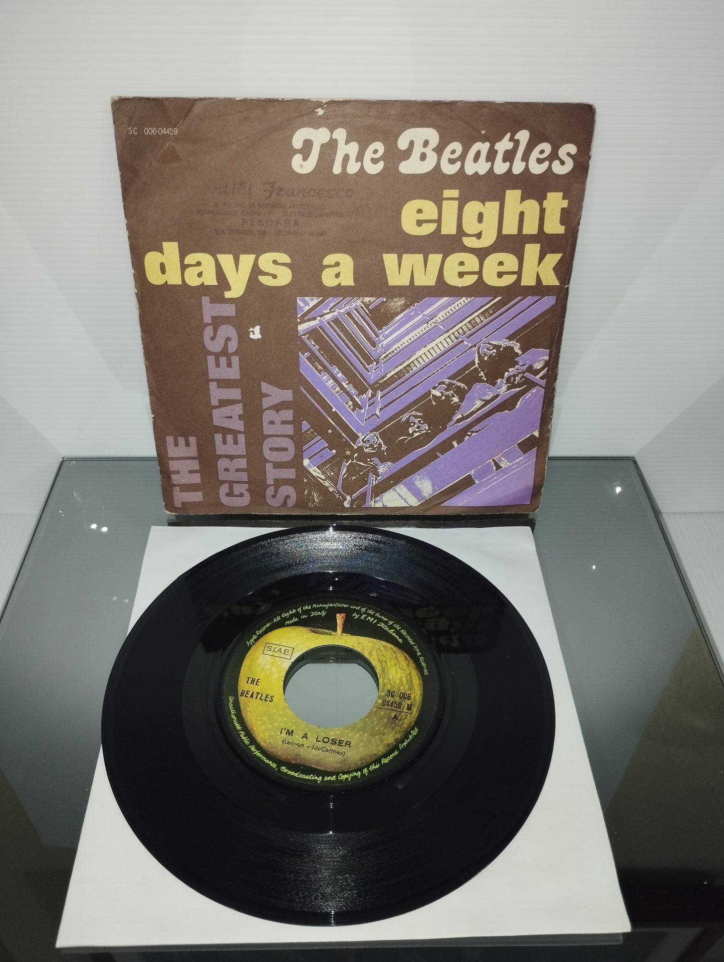 Eight Days a Week/I'am loser The Beatles 45 Giri Apple  Cod .3C 006-04459 M