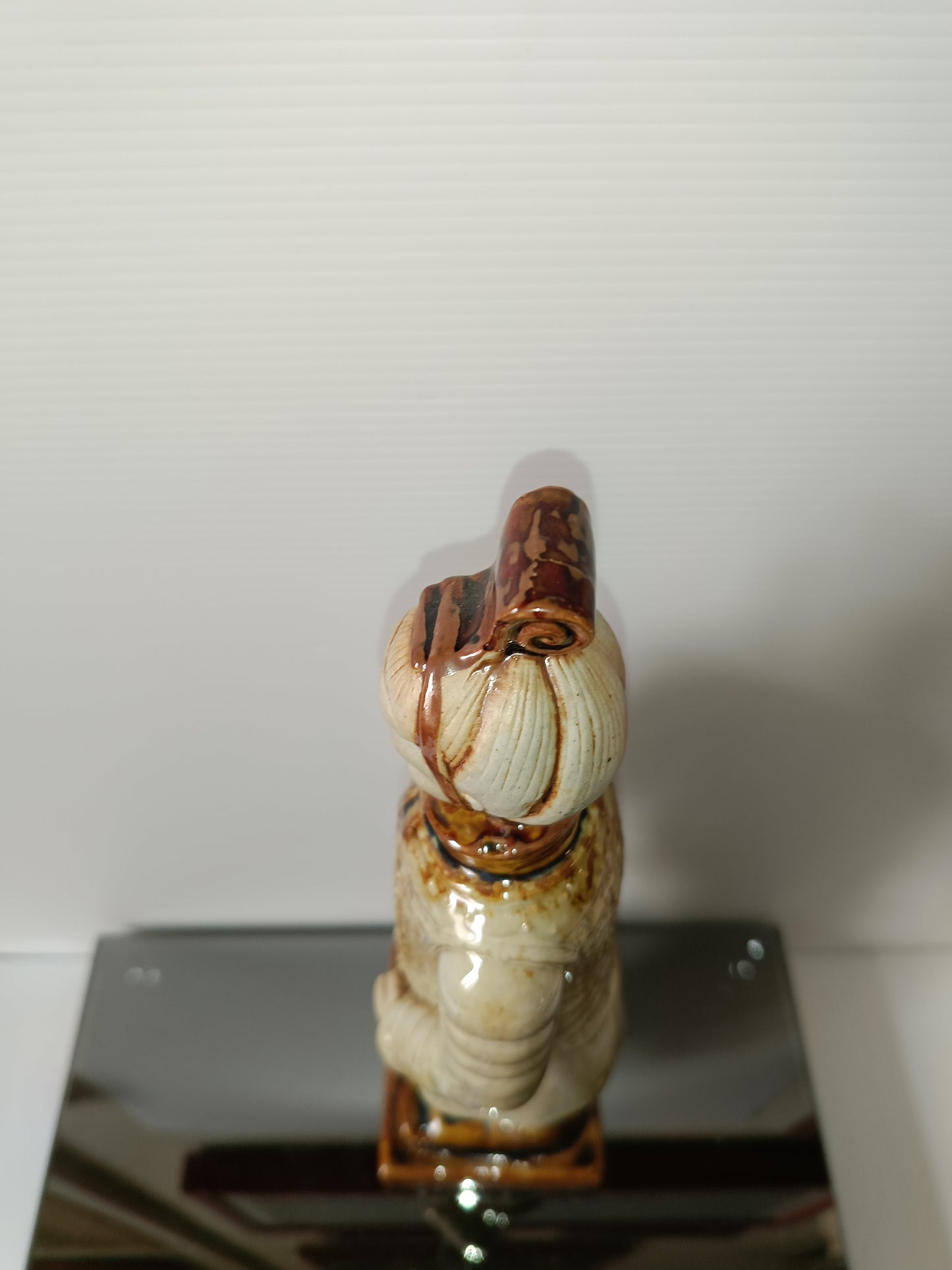 Statua Guerriero Cinese In Ceramica Smaltata
Vintage