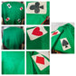 Tappeto da gioco per Poker in panno e pelle vintage