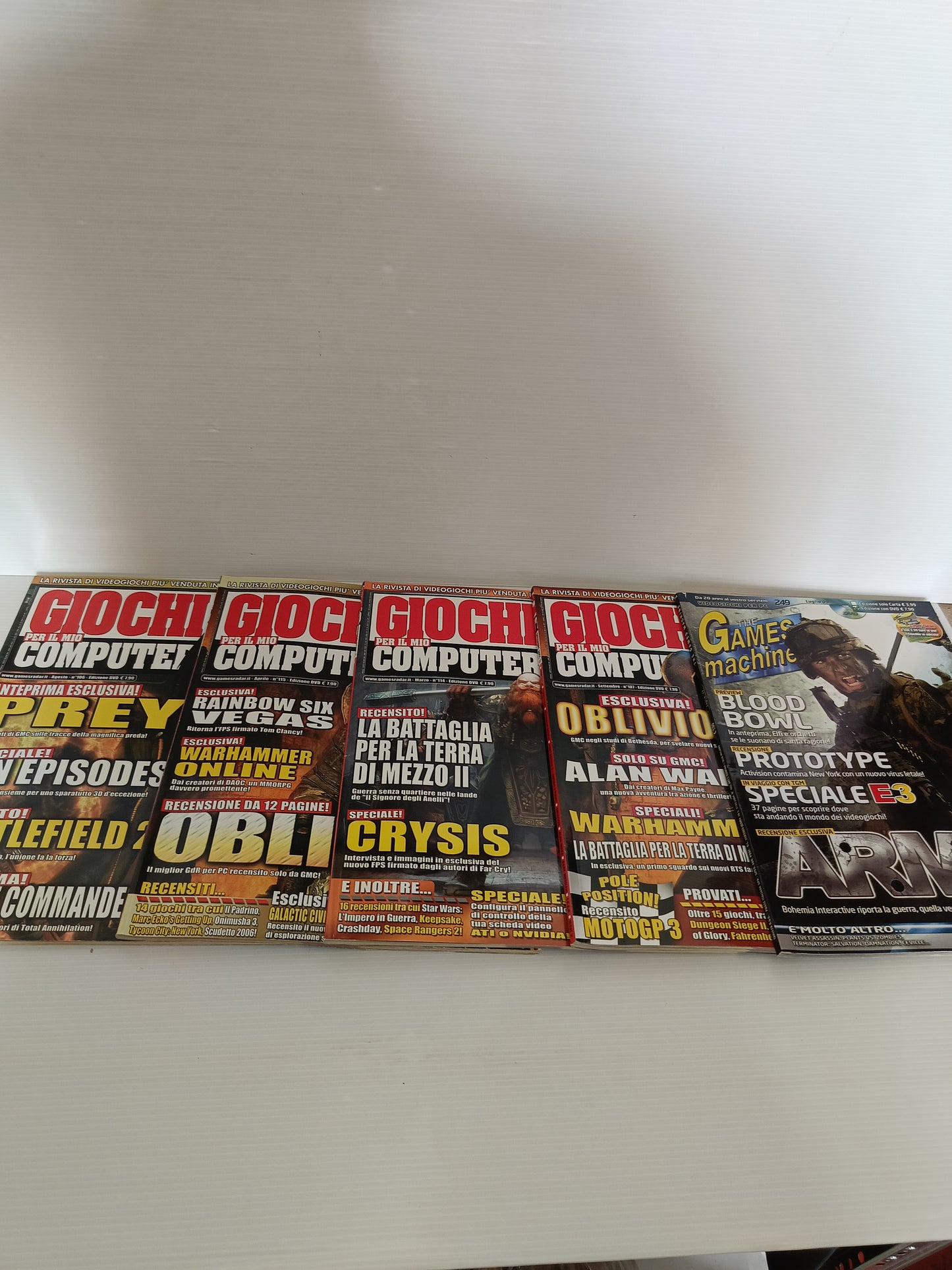 5  Riviste Giochi Per Il Mio Computer /the Game Machine