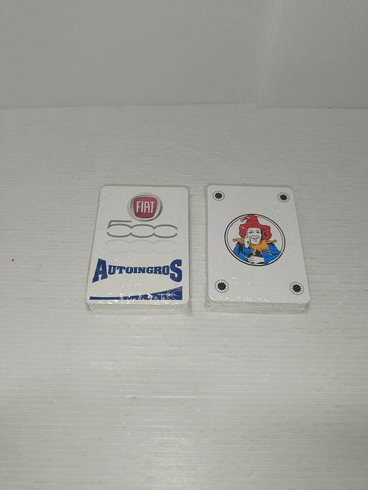 2 Mazzi Di Carte Fiat 500 Pubblicitarie