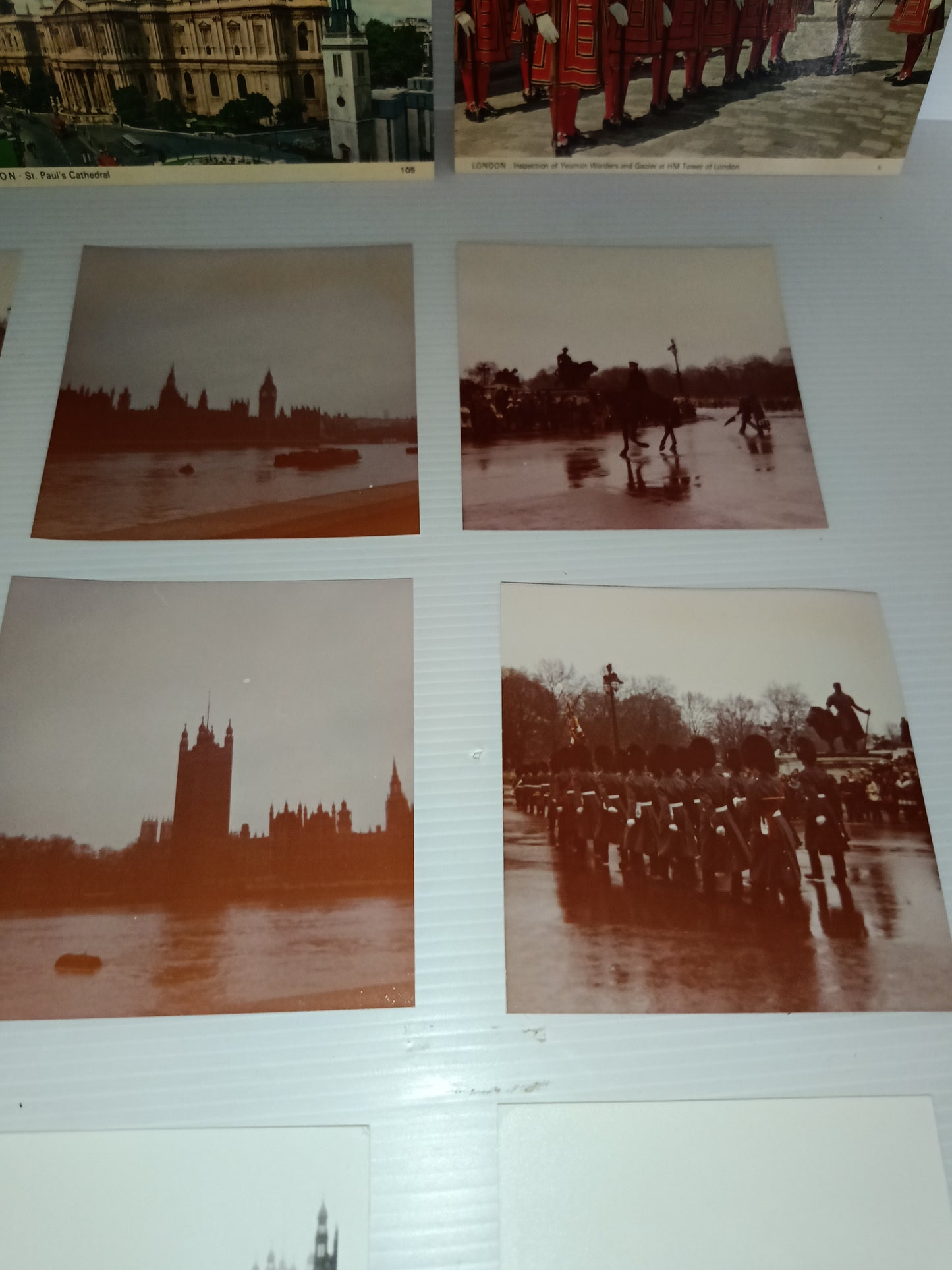 Lotto 3 Cartoline + 9 Foto Londra Vintage