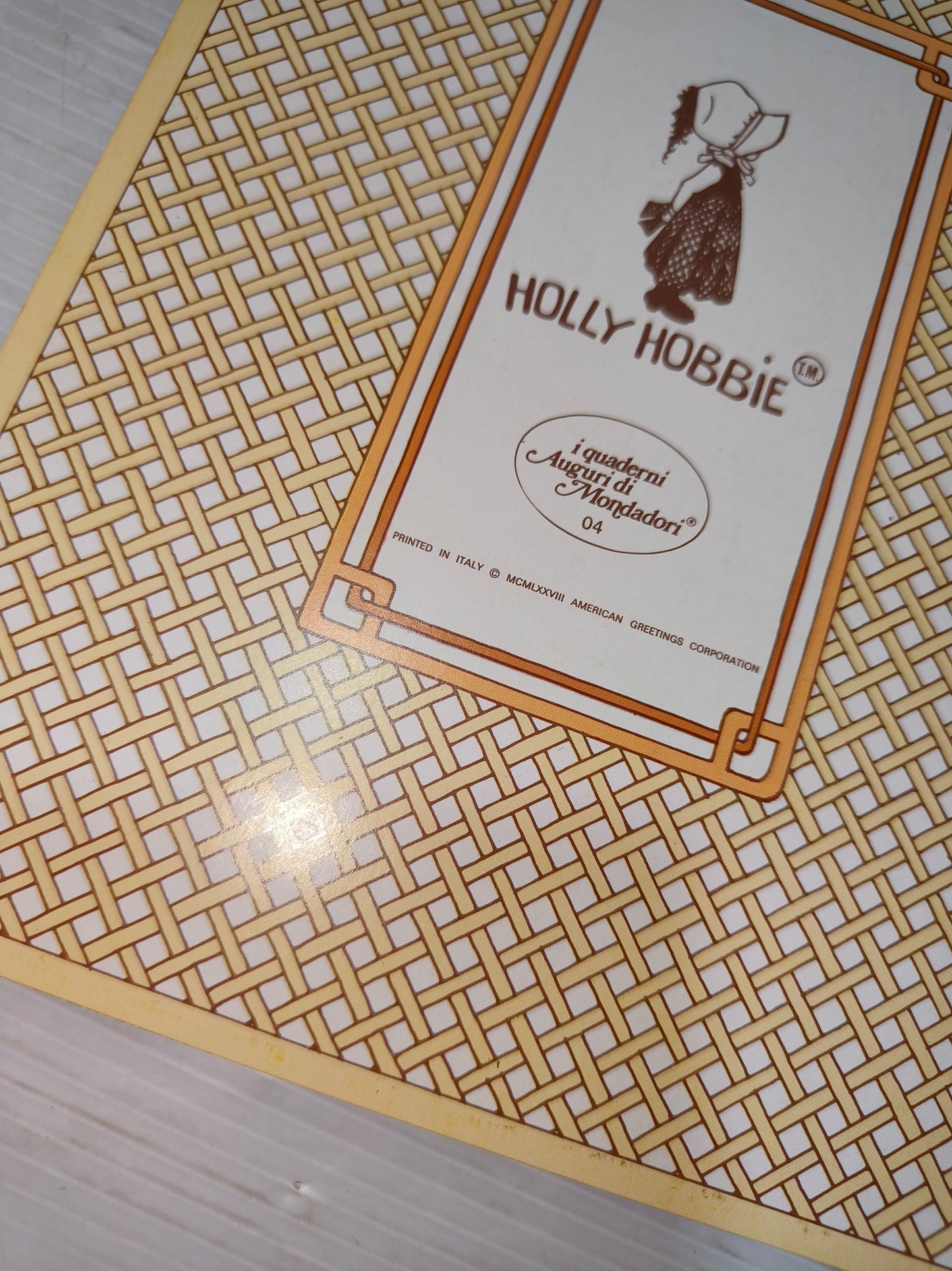 Quaderni piccoli a quadretti Holly Hobbie anni 70