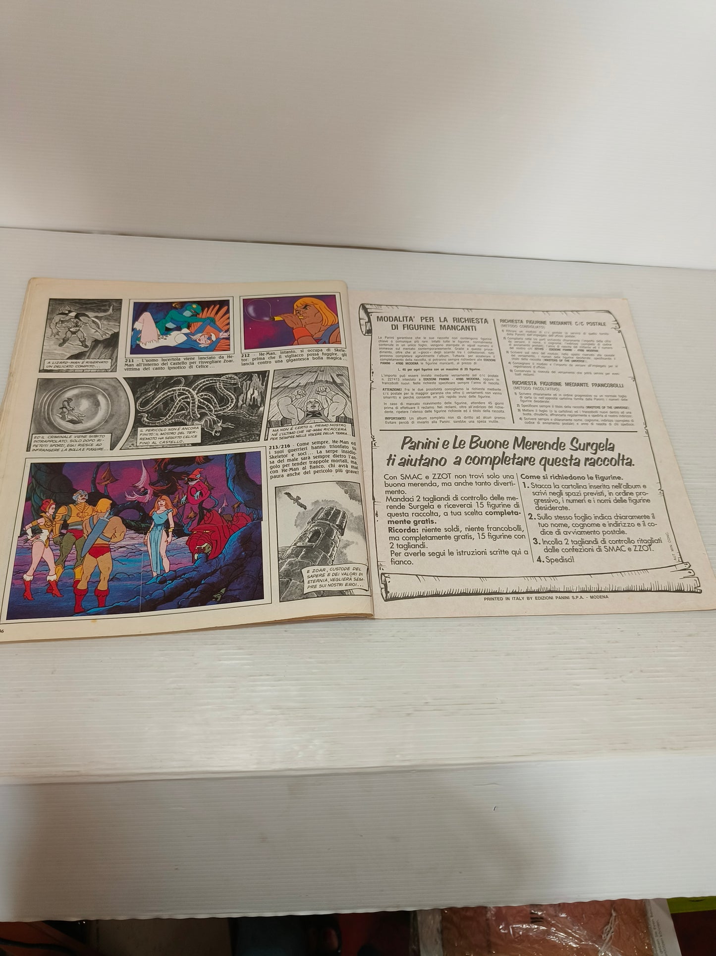 Album Figurine Master Of The Universe, 1983 LEGGI