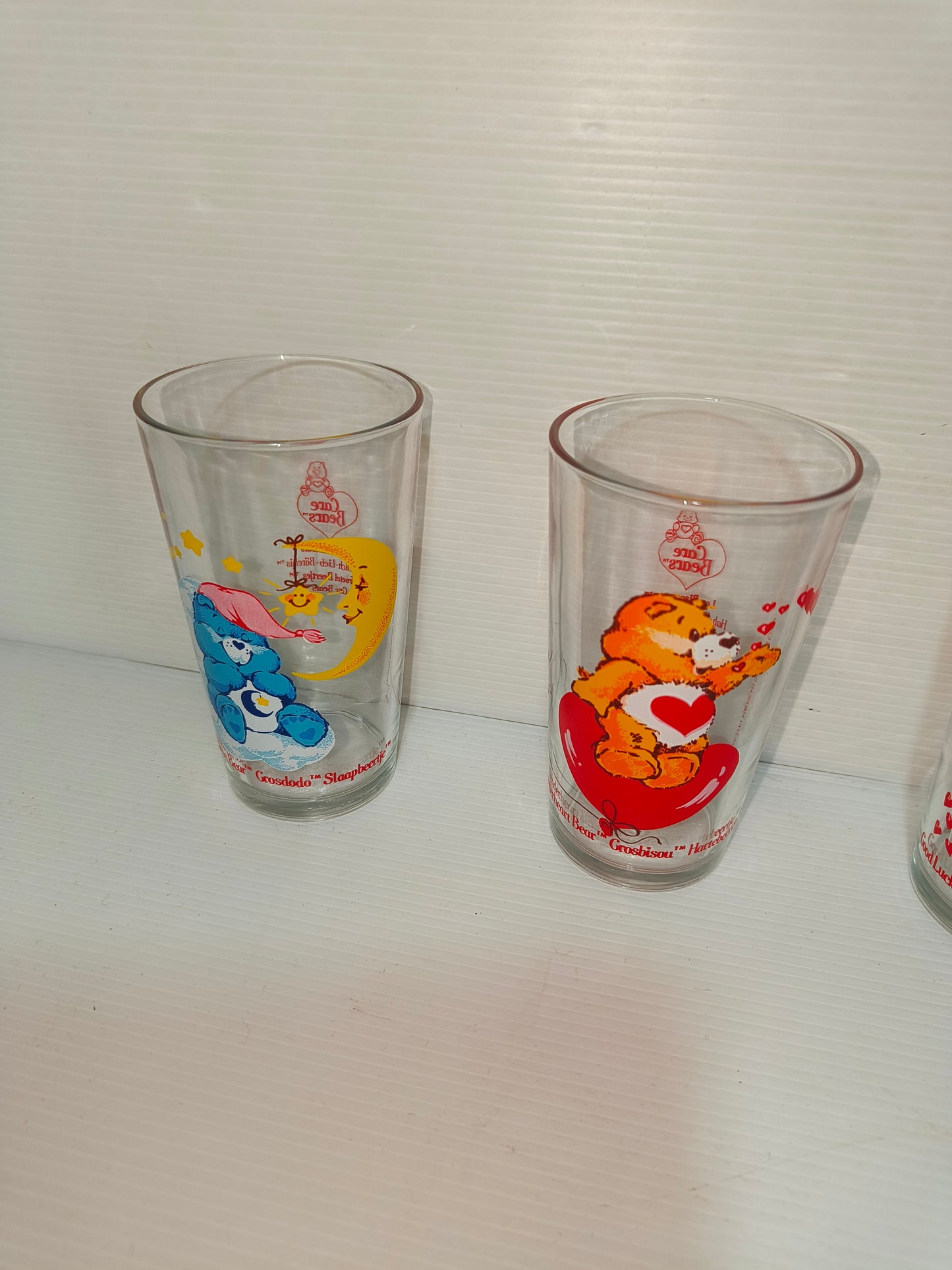 Sei bicchieri Care Bears anni 80
