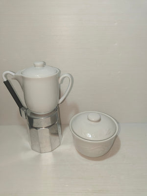 Caffettiera e zuccheriera Mulino Bianco anni 80