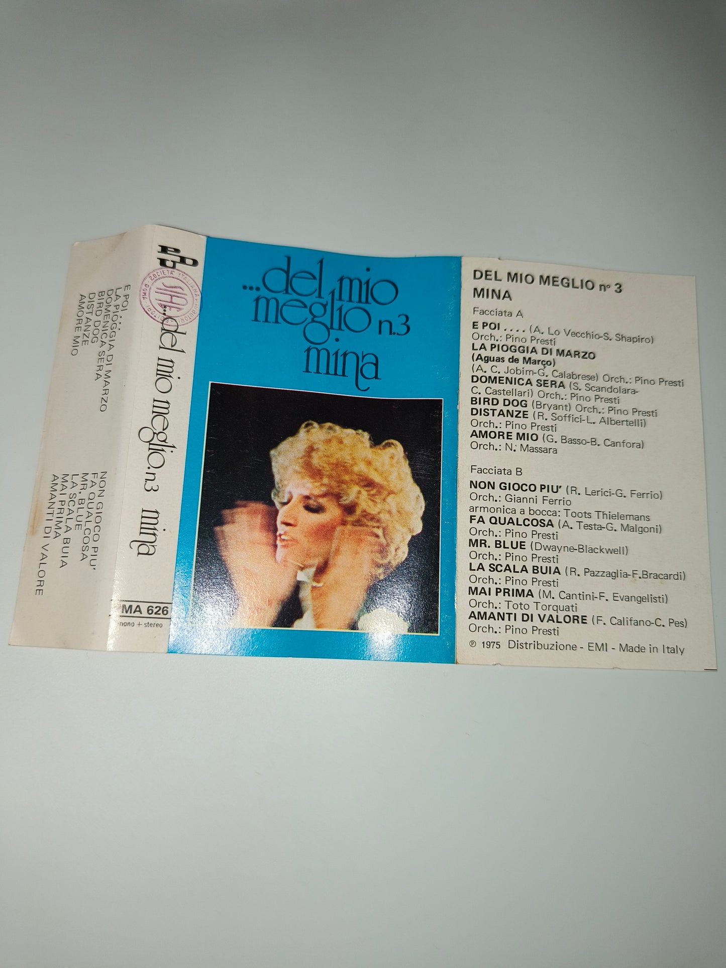 ...del meglio n.3 Mina Musicassetta, LEGGI