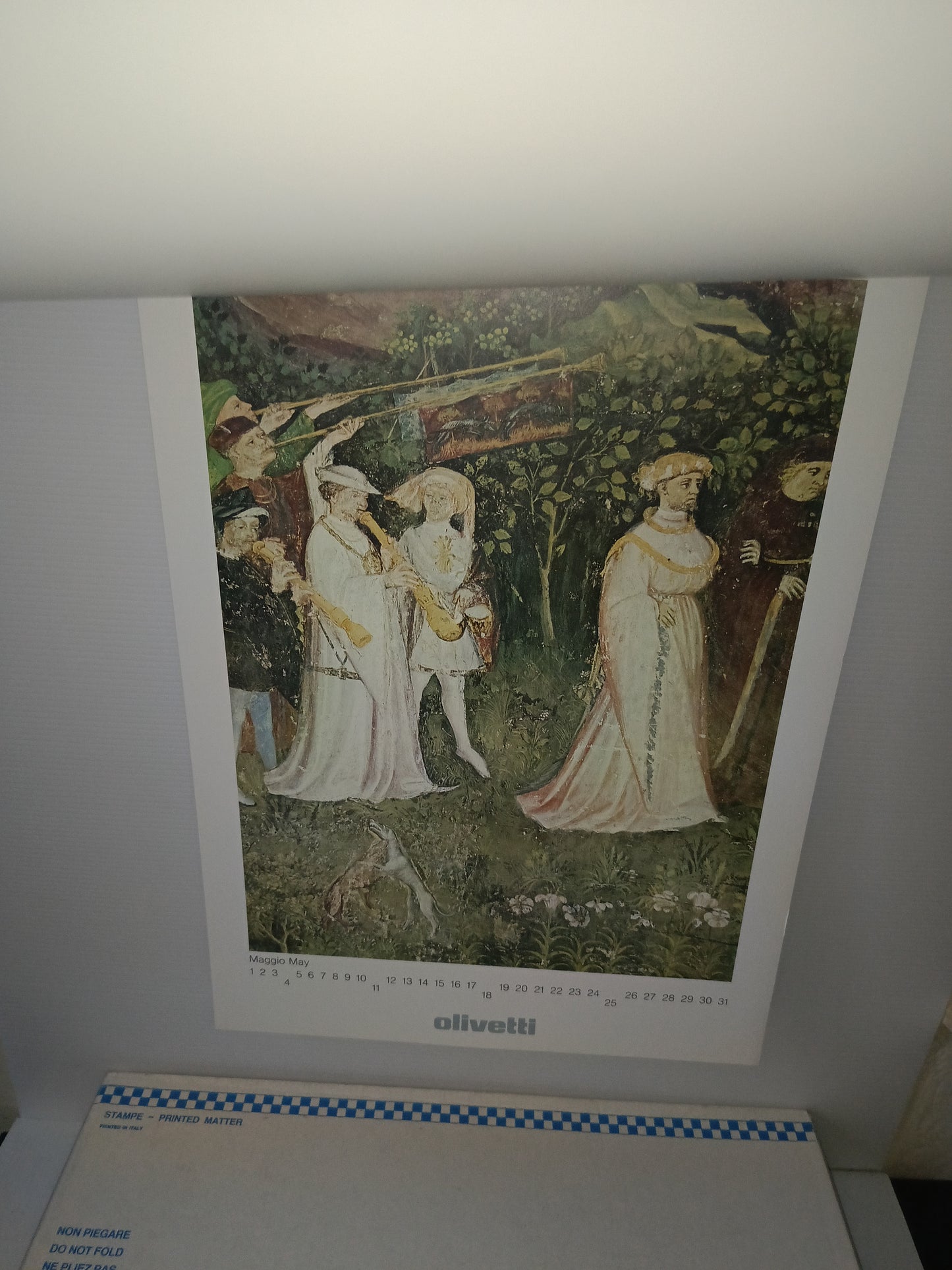 Olivetti Calendario 1975 il ciclo dei mesi a Trento