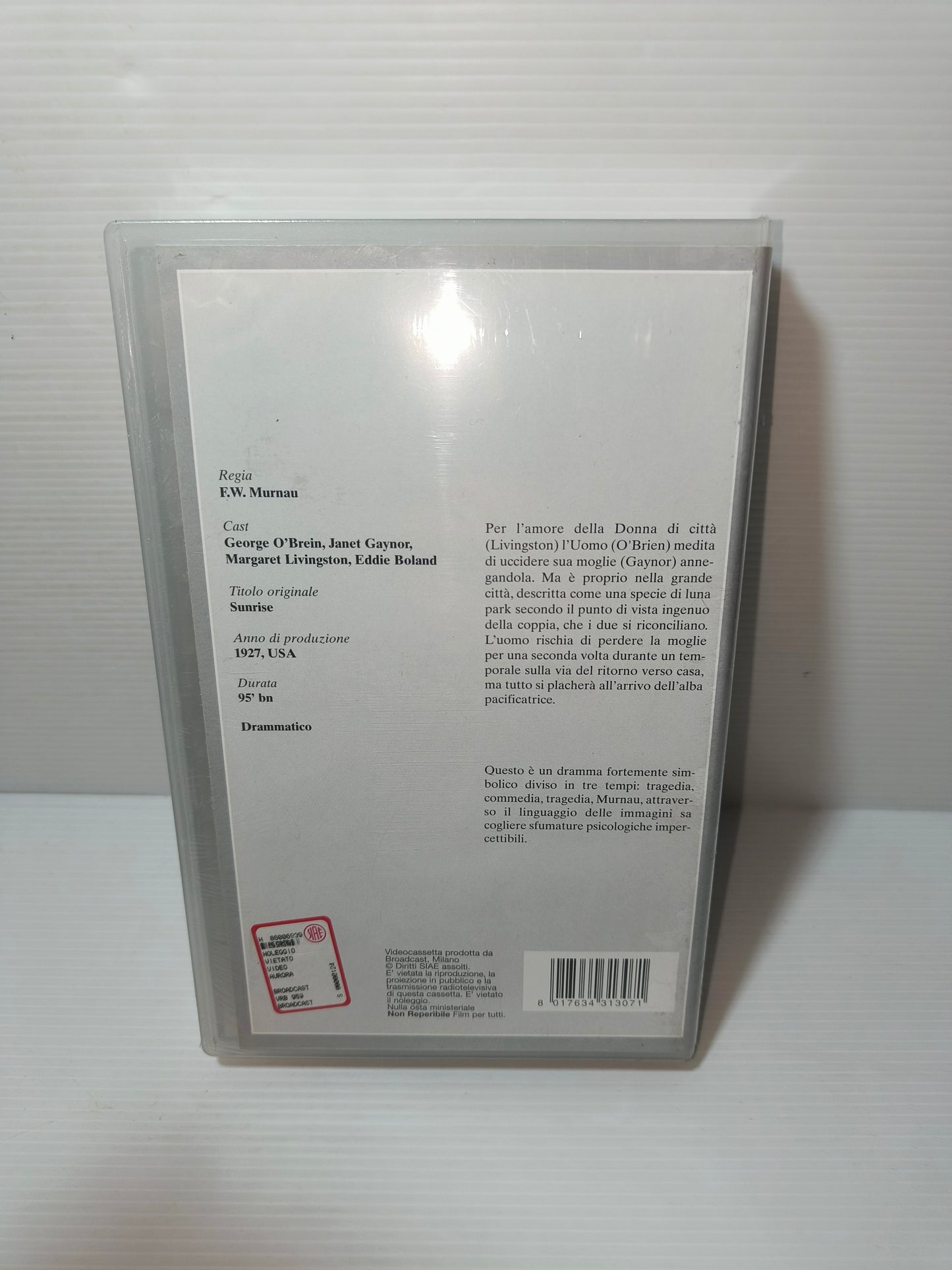 VHS Aurora, F. W. Murnau collana 100 film per 100 anni di cinema