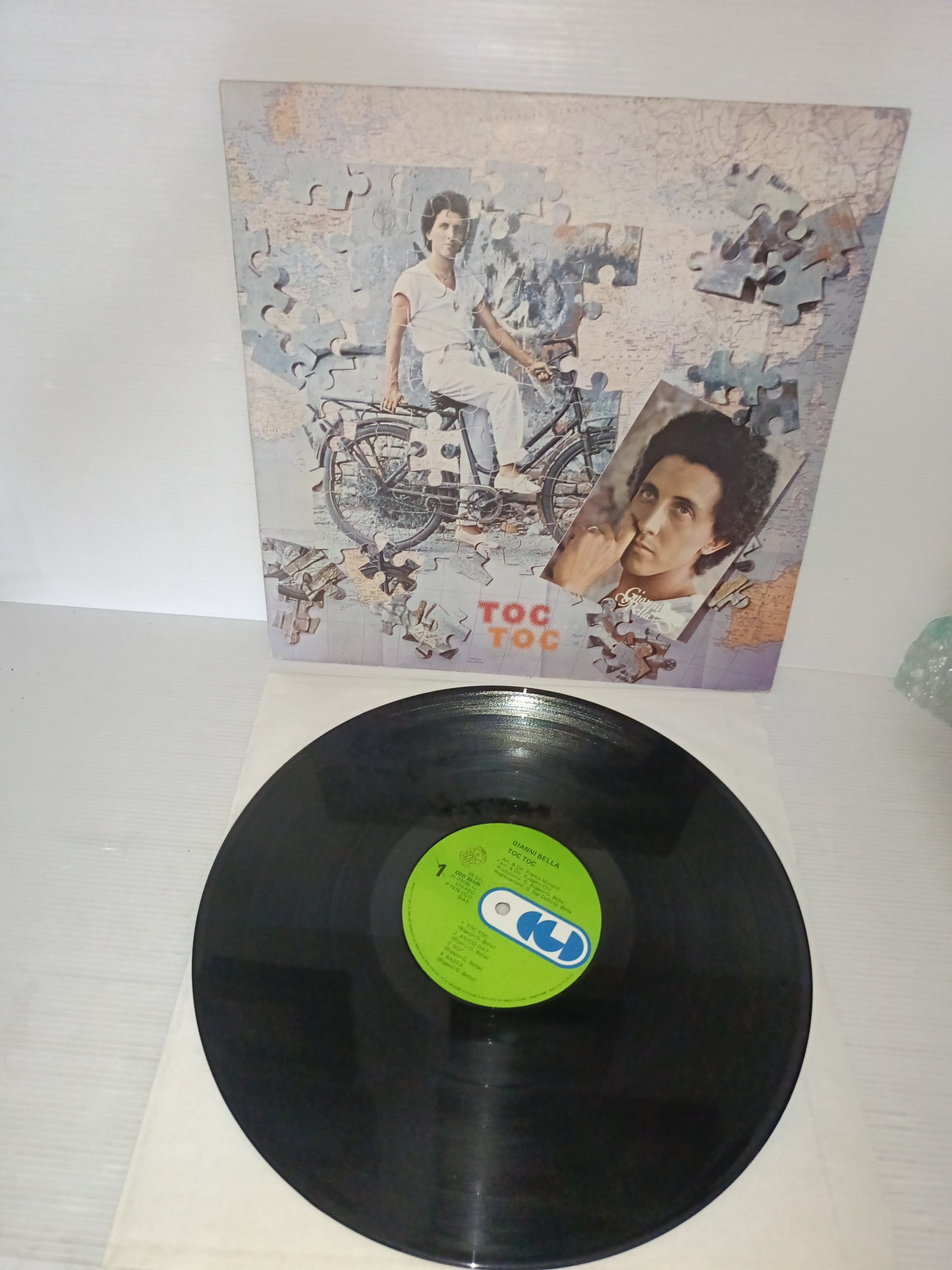 Toc Toc Gianni Bella LP 33 Giri Edito nel 1978 da CGD cod .CGD 20105