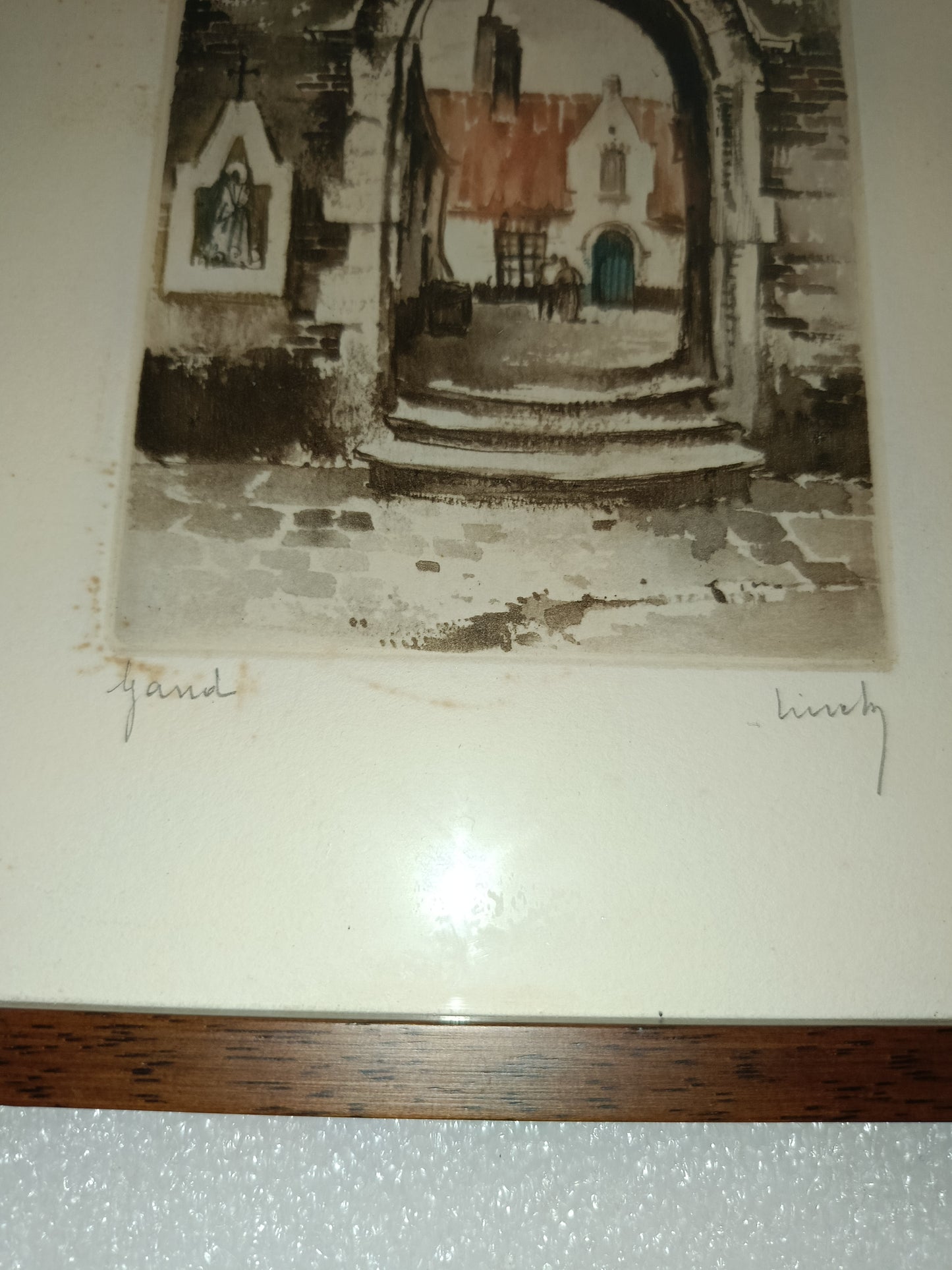 Roger Hebbelinck Acquaforte Firmata
In cornice
Misure quadro 21,5 x 18 cm circa