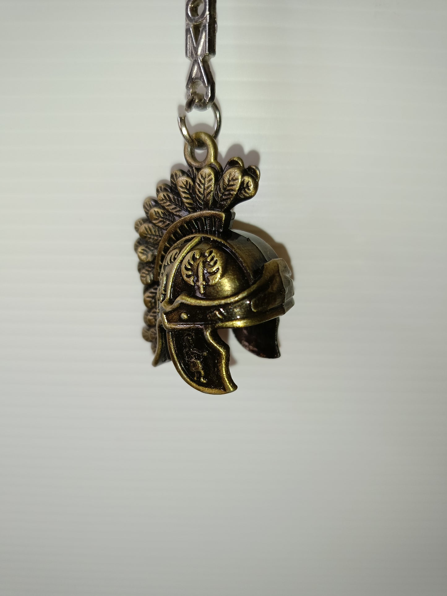 Portachiavi Elmo Soldato Romano Souvenir In Metallo