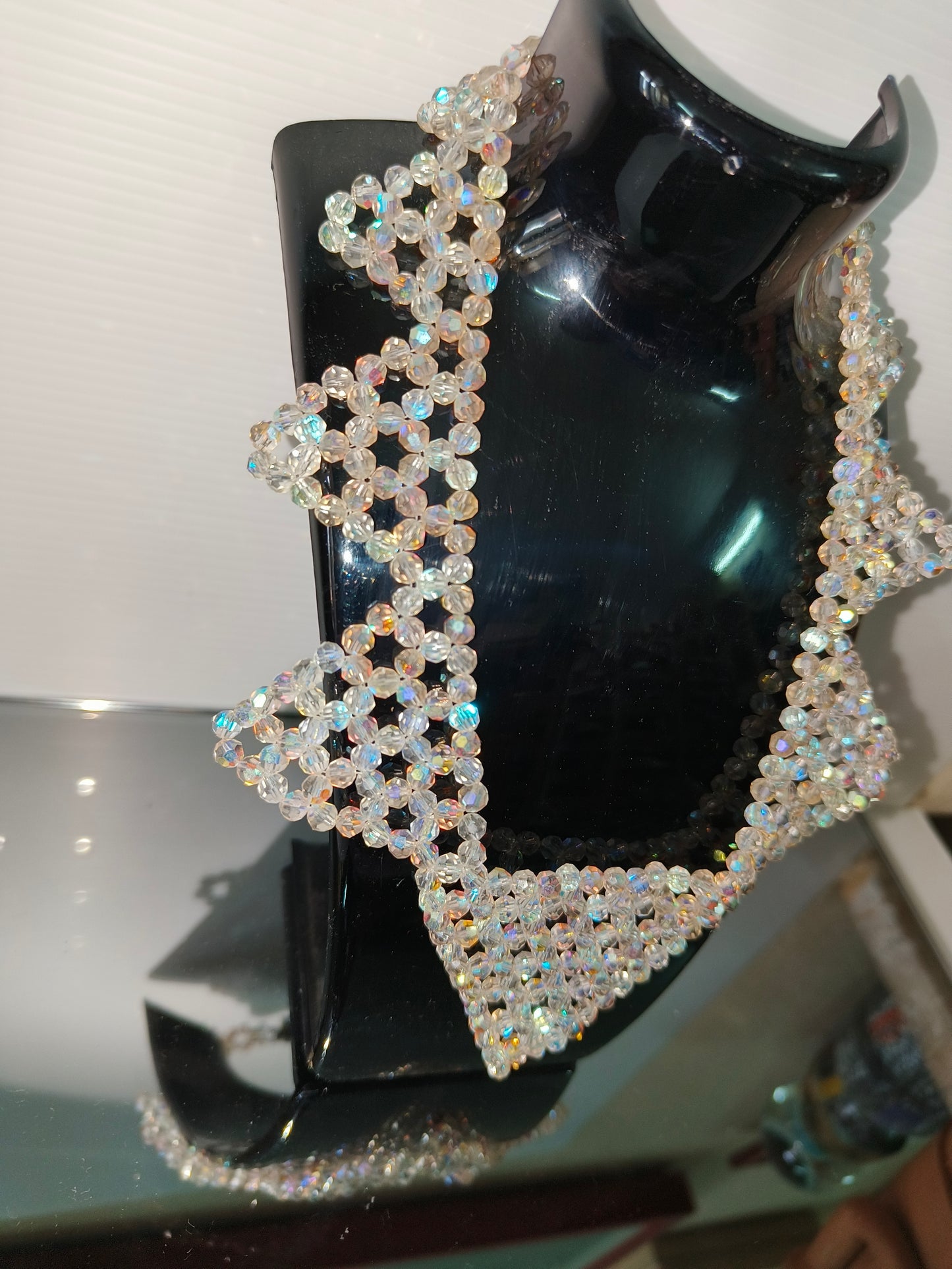 Collana in Swaroski, originale anni 70