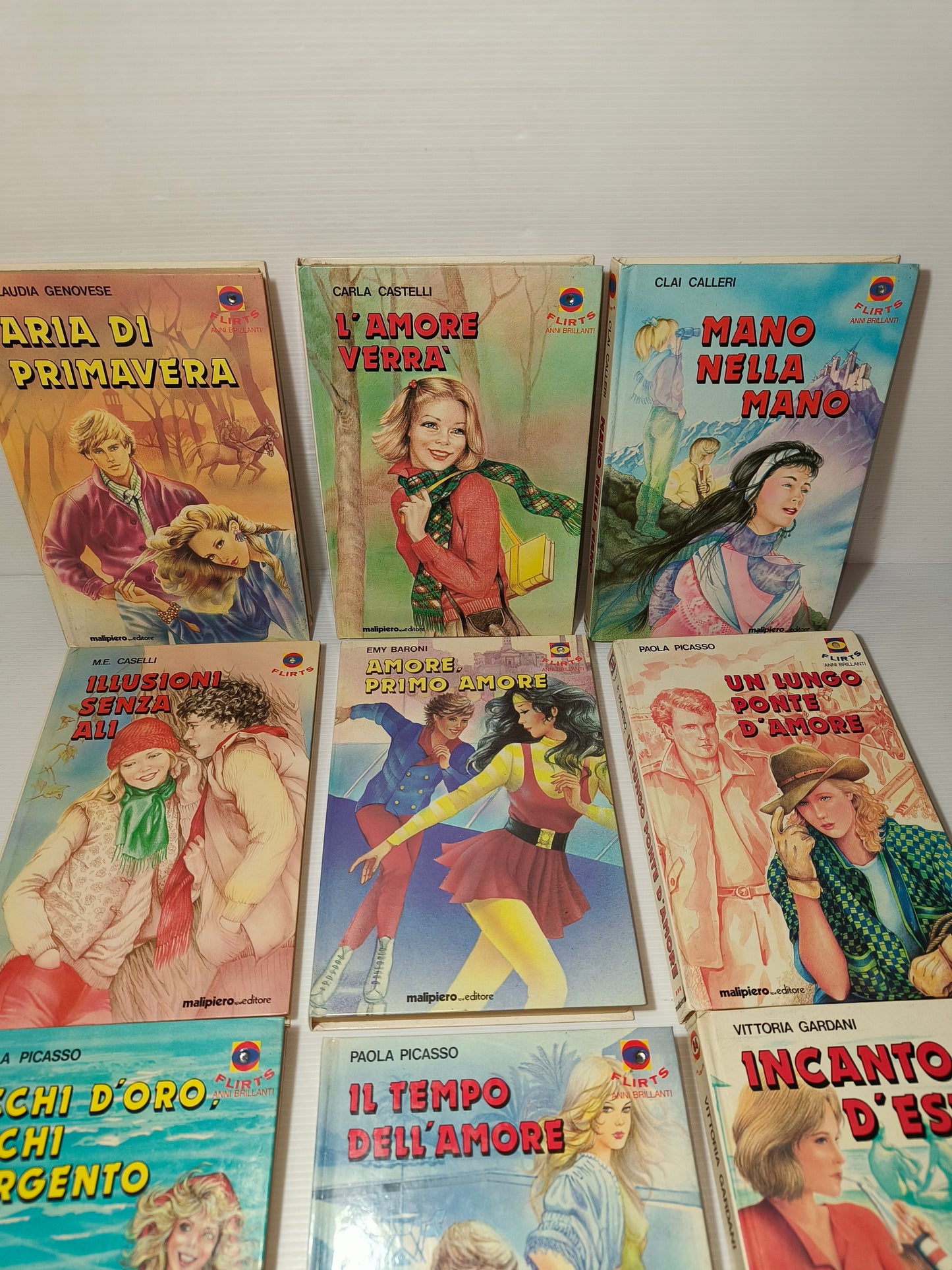 Lotto Romanzi Serie Flirts anni Brillanti anni 80